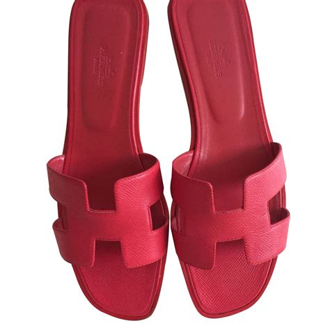 hermes sandal red|Hermes sandal women.